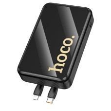 Зовнішній акумулятор HOCO Q37A Graceful 22.5W+PD20W power bank with two cables(20000mAh) Black