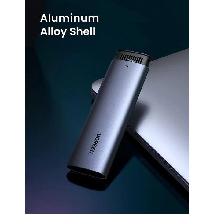 Зовнішня кишеня для накопичувача UGREEN USB-C to M.2 NGFF 5G Enclosure A TO C Cable 50cm