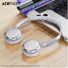 Бездротові накладні навушники ACEFAST H8 active noise cancelling wireless headset Silver