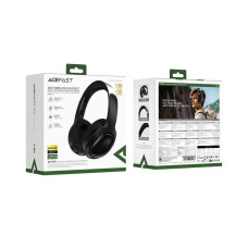 Бездротові накладні навушники ACEFAST H5 active noise cancelling wireless headset Black