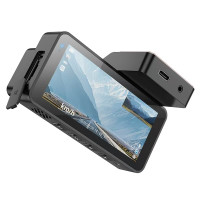 Відеореєстратор HOCO DV12 driving recorder 2K display GPS(with rear camera) Silvery Gray