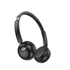 Бездротові накладні навушники HOCO W62 Verso retro BT headphones Black