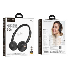Бездротові накладні навушники HOCO W62 Verso retro BT headphones Black