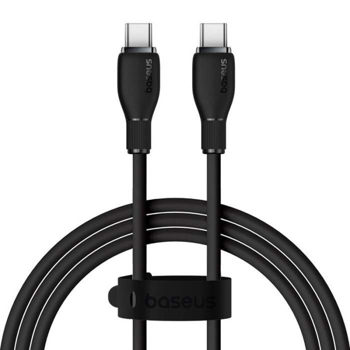Кабель Baseus Pudding Series Fast Charging Cable Type-C to Type-C 100W 1.2m Cluster Black