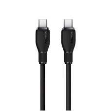 Кабель Baseus Pudding Series Fast Charging Cable Type-C to Type-C 100W 1.2m Cluster Black