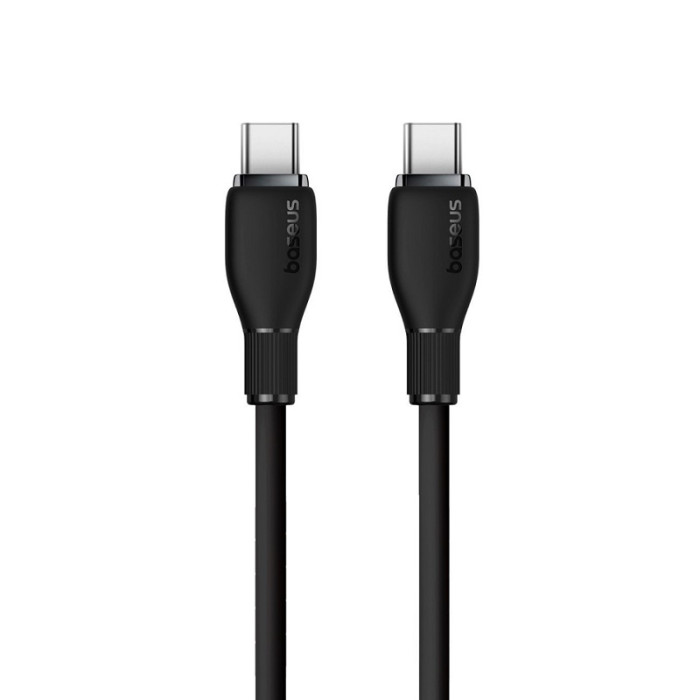 Кабель Baseus Pudding Series Fast Charging Cable Type-C to Type-C 100W 1.2m Cluster Black