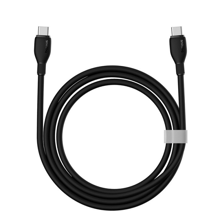 Кабель Baseus Pudding Series Fast Charging Cable Type-C to Type-C 100W 1.2m Cluster Black