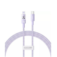 Кабель Baseus Gem Fast-Charging Data Cable USB-C to iP 20W 2m Nebula Purple