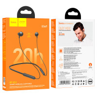 Бездротові спортивні навушники HOCO ES67 Perception neckband BT earphones Black