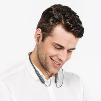 Бездротові спортивні навушники HOCO ES67 Perception neckband BT earphones Black