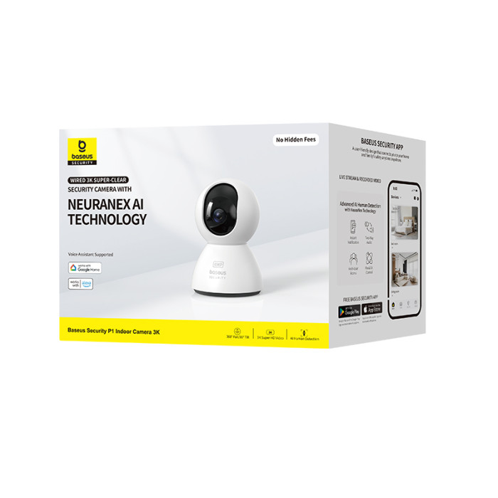 IP-камера відеоспостереження Baseus Security P1 Indoor Camera 3K White EU