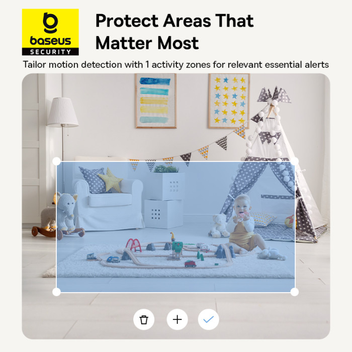IP-камера відеоспостереження Baseus Security P1 Indoor Camera 3K White EU