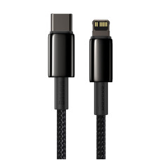 Кабель Baseus Tungsten Gold Fast Charging Data Cable Type-C to iP PD 20W 2m Black