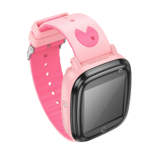 Дитячий cмарт-годинник Hoco Y100 36mm. SIM 2G. 400 mAh. IP65 Pink