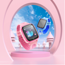Дитячий cмарт-годинник Hoco Y100 36mm. SIM 2G. 400 mAh. IP65 Pink