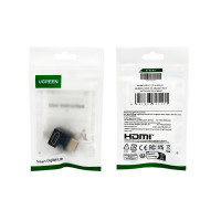 Адаптер UGREEN HDMI 4K Adapter Male to Female Up-angled