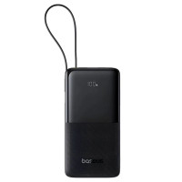 Зовнішній акумулятор Baseus Bipow 2 Digital Display Power Bank With Built-in USB-C Cable 10000mah 20W Cluster Black