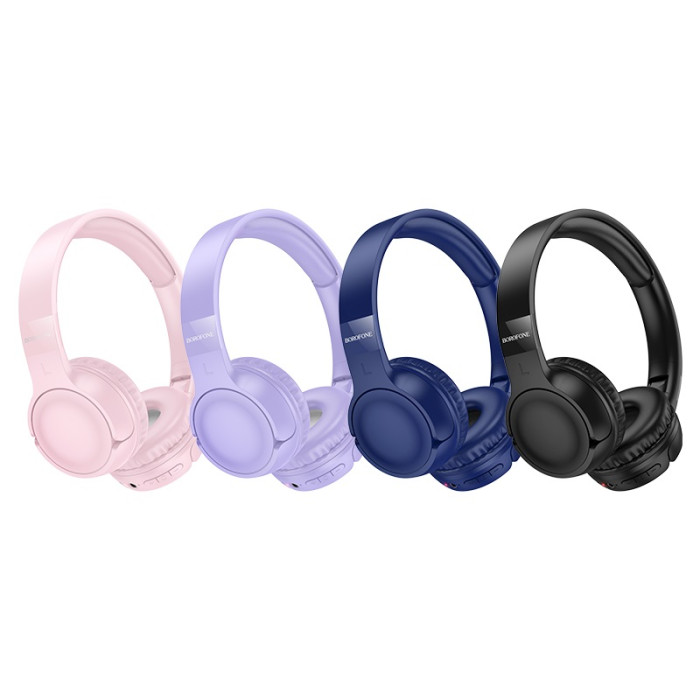 Бездротові накладні навушники BOROFONE BO32 Show BT headphones Black