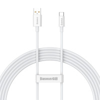 Кабель Baseus Superior Series Fast Charging Data Cable USB to Type-C 100W 2m Moon White