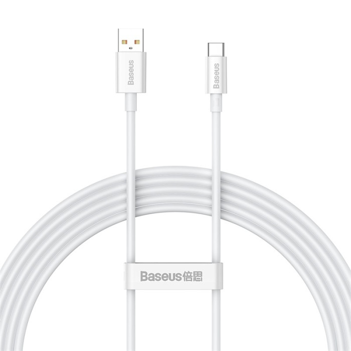 Кабель Baseus Superior Series Fast Charging Data Cable USB to Type-C 100W 2m Moon White