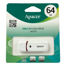 Флеш-накопичувач Apacer USB 2.0 AH333 64Gb White