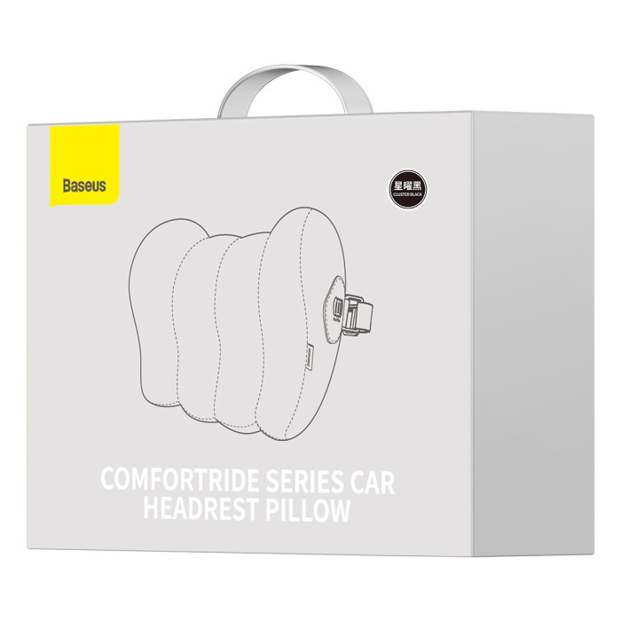 Подушка підголівник Baseus ComfortRide Series Car Headrest Pillow Cluster Black