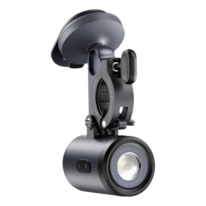 Велотримач для телефона Baseus PrimeTrip Series Dual-Color Bike Light 2-in-1 Set Cosmic Black
