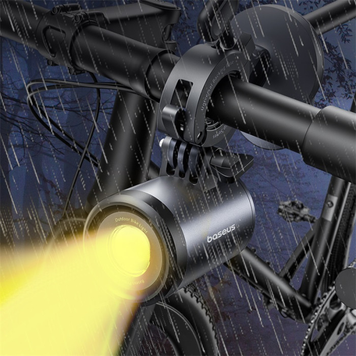 Велотримач для телефона Baseus PrimeTrip Series Dual-Color Bike Light 2-in-1 Set Cosmic Black