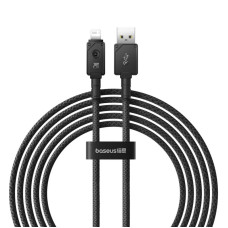 Кабель Baseus Unbreakable Series Fast Charging Data Cable USB to iP 2.4A 2m Cluster Black