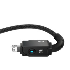 Кабель Baseus Unbreakable Series Fast Charging Data Cable USB to iP 2.4A 2m Cluster Black