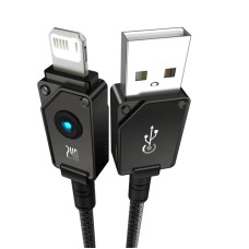 Кабель Baseus Unbreakable Series Fast Charging Data Cable USB to iP 2.4A 2m Cluster Black