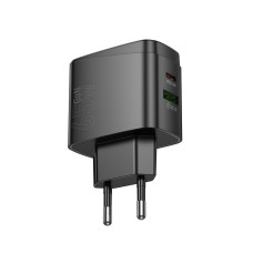 Мережевий зарядний пристрій HOCO CS63A Bright PD65W (1A1C) charger (EU) Black