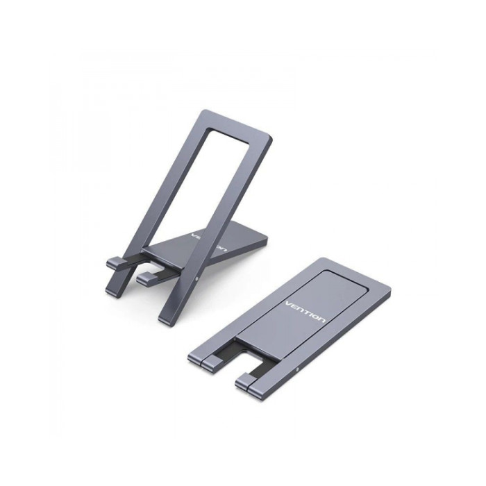 Тримач для телефона Vention Portable Cell Phone Stand Holder for Desk Aluminum Alloy Type Gray (KCZH0)