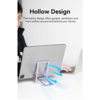 Тримач для телефона Vention Portable Cell Phone Stand Holder for Desk Aluminum Alloy Type Gray (KCZH0)