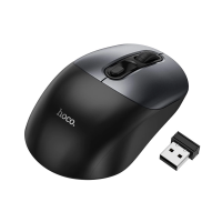 Маніпулятор миша HOCO GM28 2.4G business wireless mouse Black Metal Gray