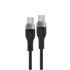 Кабель ACEFAST C11-03 Type-C to Type-C 3A, 60W, 1.2m, nylon + PVC, zinc connectors, Black