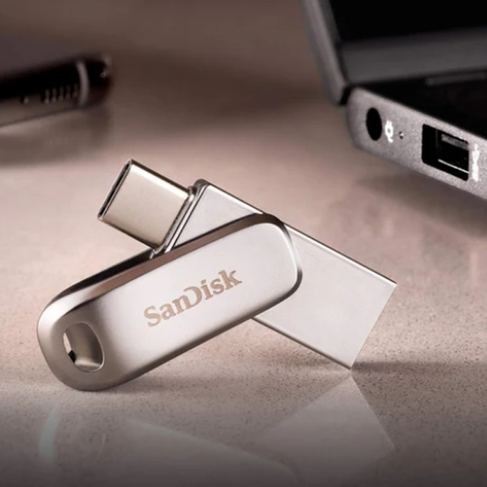 Флеш-накопичувач SanDisk USB 3.1 Ultra Dual Luxe Type-C 64Gb (150 Mb/s)