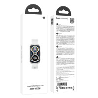 Смарт-годинник HOCO Y25 37mm. 190 mAh. IP68 Smart sports watch Silver