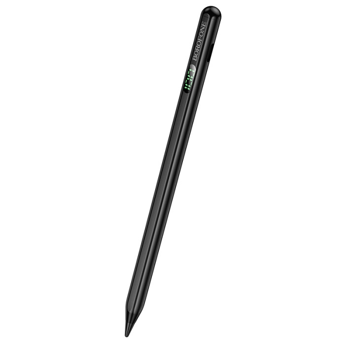 Стилус BOROFONE BG100 Universal active capacitive pen with digital display Black