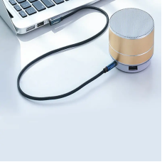 Аудіокабель UGREEN 3.5mm Male to 3.5mm Male Cable Gold Plated Metal Case with Braid 1m (Blue Black)