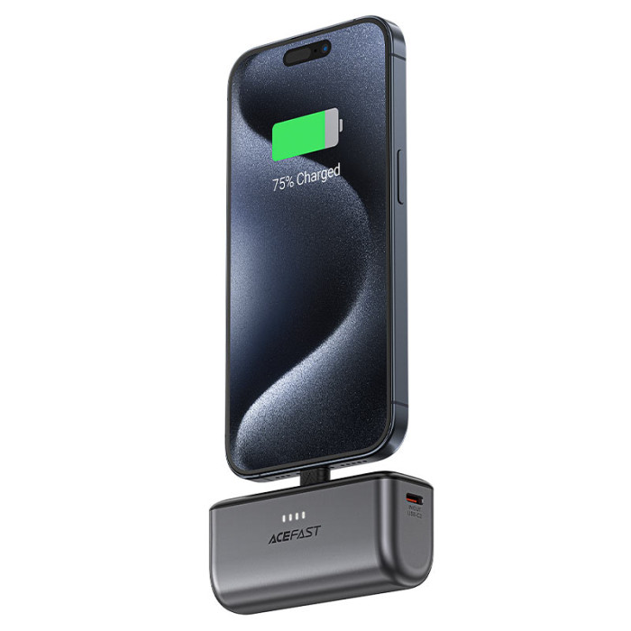Зовнішній акумулятор ACEFAST M9-5000 PD20W capsule power bank Black