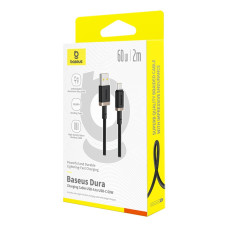 Кабель Baseus Dura Series Fast Charging Cable USB to Type-C 60W 2m Gold+Black
