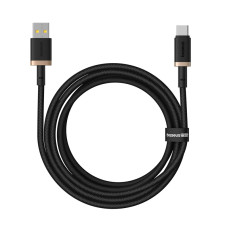 Кабель Baseus Dura Series Fast Charging Cable USB to Type-C 60W 2m Gold+Black