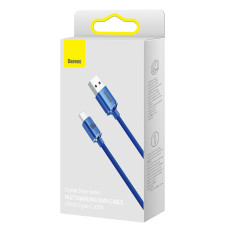 Кабель Baseus Crystal Shine Series Fast Charging Data Cable USB to Type-C 100W 2m Blue