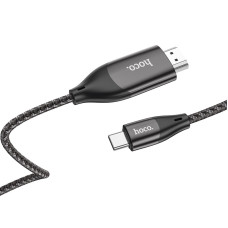 Кабель HOCO UA16 Type-C to HDTV HD on-screen cable Metal Gray