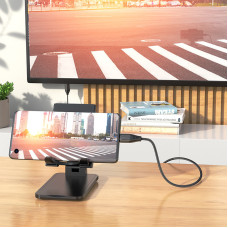 Кабель HOCO UA16 Type-C to HDTV HD on-screen cable Metal Gray