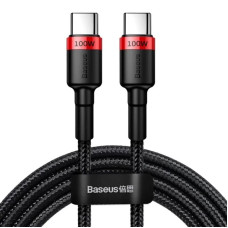 Кабель Baseus Cafule PD2.0 100W flash charging Type-C For Type-C cable (20V 5A)2m Red+Black