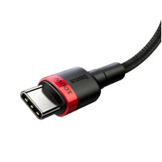 Кабель Baseus Cafule PD2.0 100W flash charging Type-C For Type-C cable (20V 5A)2m Red+Black