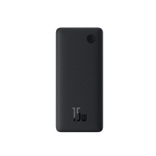Зовнішній акумулятор Baseus Airpow Lite Power Bank 10000mAh 15W Cosmic Black (With Simple Series Data Cable USB to Type-C 30cm Black)