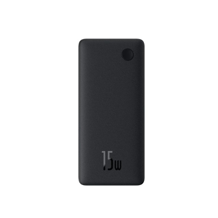 Зовнішній акумулятор Baseus Airpow Lite Power Bank 10000mAh 15W Cosmic Black (With Simple Series Data Cable USB to Type-C 30cm Black)